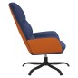 vidaXL Relaxsessel Blau Stoff vidaXL Relaxsessel Blau Stoff