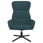 vidaXL Relaxsessel Blau Samt vidaXL Relaxsessel Blau Samt