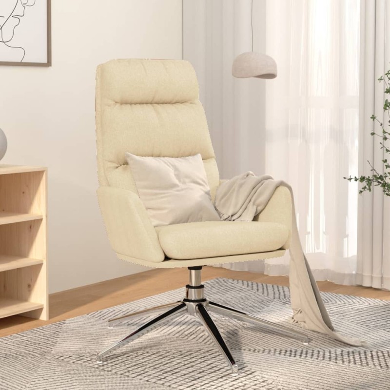 vidaXL Relaxsessel Creme Stoff vidaXL Relaxsessel Creme Stoff
