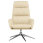 vidaXL Relaxsessel Creme Stoff vidaXL Relaxsessel Creme Stoff