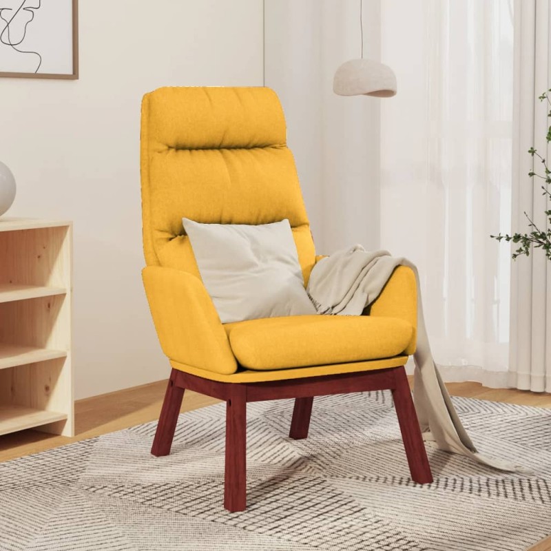 vidaXL Relaxsessel Senfgelb Stoff vidaXL Relaxsessel Senfgelb Stoff