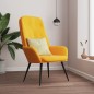 vidaXL Relaxsessel Senfgelb Samt vidaXL Relaxsessel Senfgelb Samt