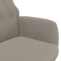 vidaXL Relaxsessel Hellgrau Samt vidaXL Relaxsessel Hellgrau Samt