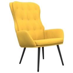 vidaXL Relaxsessel Senfgelb Samt