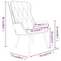 vidaXL Relaxsessel Senfgelb Samt vidaXL Relaxsessel Senfgelb Samt