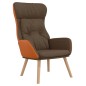 vidaXL Relaxsessel Braun Stoff und PVC vidaXL Relaxsessel Braun Stoff und PVC
