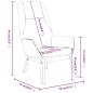 vidaXL Relaxsessel Braun Stoff vidaXL Relaxsessel Braun Stoff