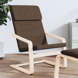 vidaXL Relaxsessel Dunkelbraun Stoff
