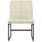 vidaXL Loungesessel Creme 54x75x76 cm Kunstleder vidaXL Loungesessel Creme 54x75x76 cm Kunstleder