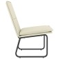 vidaXL Loungesessel Creme 54x75x76 cm Kunstleder vidaXL Loungesessel Creme 54x75x76 cm Kunstleder