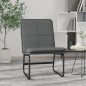 vidaXL Loungesessel Grau 54x75x76 cm Kunstleder vidaXL Loungesessel Grau 54x75x76 cm Kunstleder