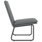vidaXL Loungesessel Grau 54x75x76 cm Kunstleder vidaXL Loungesessel Grau 54x75x76 cm Kunstleder