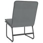 vidaXL Loungesessel Grau 54x75x76 cm Kunstleder vidaXL Loungesessel Grau 54x75x76 cm Kunstleder