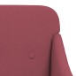 vidaXL Sessel Weinrot 63x76x80 cm Stoff vidaXL Sessel Weinrot 63x76x80 cm Stoff