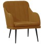 vidaXL Sessel Braun 63x76x80 cm Samt vidaXL Sessel Braun 63x76x80 cm Samt