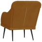 vidaXL Sessel Braun 63x76x80 cm Samt vidaXL Sessel Braun 63x76x80 cm Samt