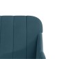 vidaXL Sessel Blau 63x76x80 cm Samt vidaXL Sessel Blau 63x76x80 cm Samt