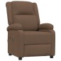 vidaXL Relaxsessel Elektrisch Braun Stoff vidaXL Relaxsessel Elektrisch Braun Stoff