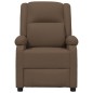 vidaXL Relaxsessel Elektrisch Braun Stoff vidaXL Relaxsessel Elektrisch Braun Stoff