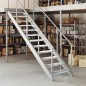 vidaXL Gitterroststufe 70x24x7 cm Verzinkter Stahl vidaXL Gitterroststufe 70x24x7 cm Verzinkter Stahl