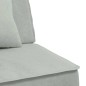 vidaXL Schlafsofa in L-Form Hellgrau 255x140x70 cm Samt vidaXL Schlafsofa in L-Form Hellgrau 255x140x70 cm Samt