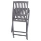 vidaXL Klappbare Gartenstühle 8 Stk. mit Kissen Massivholz Akazie vidaXL Klappbare Gartenstühle 8 Stk. mit Kissen Massivholz Akazie