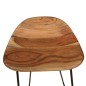 vidaXL Barhocker 2 Stk. Massivholz Akazie vidaXL Barhocker 2 Stk. Massivholz Akazie