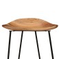 vidaXL Barhocker 2 Stk. Massivholz Akazie vidaXL Barhocker 2 Stk. Massivholz Akazie