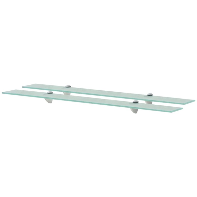 Schwebende Regale 2 Stk. Glas 90x10 cm 8 mm Schwebende Regale 2 Stk. Glas 90x10 cm 8 mm