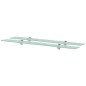 Schwebende Regale 2 Stk. Glas 90x10 cm 8 mm Schwebende Regale 2 Stk. Glas 90x10 cm 8 mm