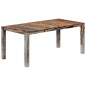 vidaXL Esstisch Grau 180 x 90 x 76 cm Massivholz vidaXL Esstisch Grau 180 x 90 x 76 cm Massivholz