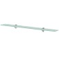 Schwebende Regale 2 Stk. Glas 90x10 cm 8 mm Schwebende Regale 2 Stk. Glas 90x10 cm 8 mm