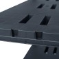 vidaXL Lagerregale 2 Stk. Schwarz 220 kg 90 x 40 x 138 cm Kunststoff vidaXL Lagerregale 2 Stk. Schwarz 220 kg 90 x 40 x 138 cm Kunststoff