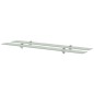 Schwebende Regale 2 Stk. Glas 100x10 cm 8 mm Schwebende Regale 2 Stk. Glas 100x10 cm 8 mm