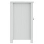 vidaXL Waschbeckenunterschrank BERG Weiß 60x34x59 cm Massivholz Kiefer vidaXL Waschbeckenunterschrank BERG Weiß 60x34x59 cm Massivholz Kiefer