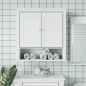 vidaXL Bad-Wandschrank BERG Weiß 69,5x27x71,5 cm Massivholz vidaXL Bad-Wandschrank BERG Weiß 69,5x27x71,5 cm Massivholz