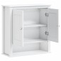 vidaXL Bad-Wandschrank BERG Weiß 69,5x27x71,5 cm Massivholz vidaXL Bad-Wandschrank BERG Weiß 69,5x27x71,5 cm Massivholz
