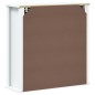 vidaXL Bad-Wandschrank BERG Weiß 69,5x27x71,5 cm Massivholz vidaXL Bad-Wandschrank BERG Weiß 69,5x27x71,5 cm Massivholz