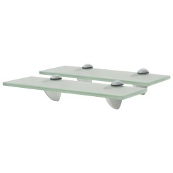Schwebende Regale 2 Stk. Glas 30x10 cm 8 mm