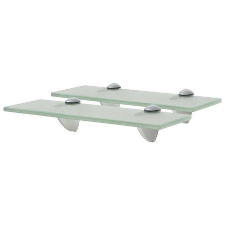 Schwebende Regale 2 Stk. Glas 30x10 cm 8 mm