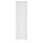 vidaXL Badschrank BERG Weiß 40x34x110 cm Massivholz Kiefer vidaXL Badschrank BERG Weiß 40x34x110 cm Massivholz Kiefer