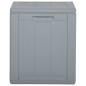 vidaXL Garten-Aufbewahrungsbox 90 L Grau PP Rattan vidaXL Garten-Aufbewahrungsbox 90 L Grau PP Rattan