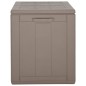 vidaXL Garten-Aufbewahrungsbox 180 L Braun PP Rattan vidaXL Garten-Aufbewahrungsbox 180 L Braun PP Rattan