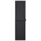 vidaXL Gartenschrank Schwarz 65x45x172 cm PP Rattan vidaXL Gartenschrank Schwarz 65x45x172 cm PP Rattan