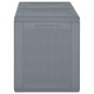 vidaXL Gartenbox Grau PP Rattan 180 L vidaXL Gartenbox Grau PP Rattan 180 L