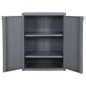 vidaXL Gartenschrank Grau 65x45x88 cm PP Rattan-Optik vidaXL Gartenschrank Grau 65x45x88 cm PP Rattan-Optik