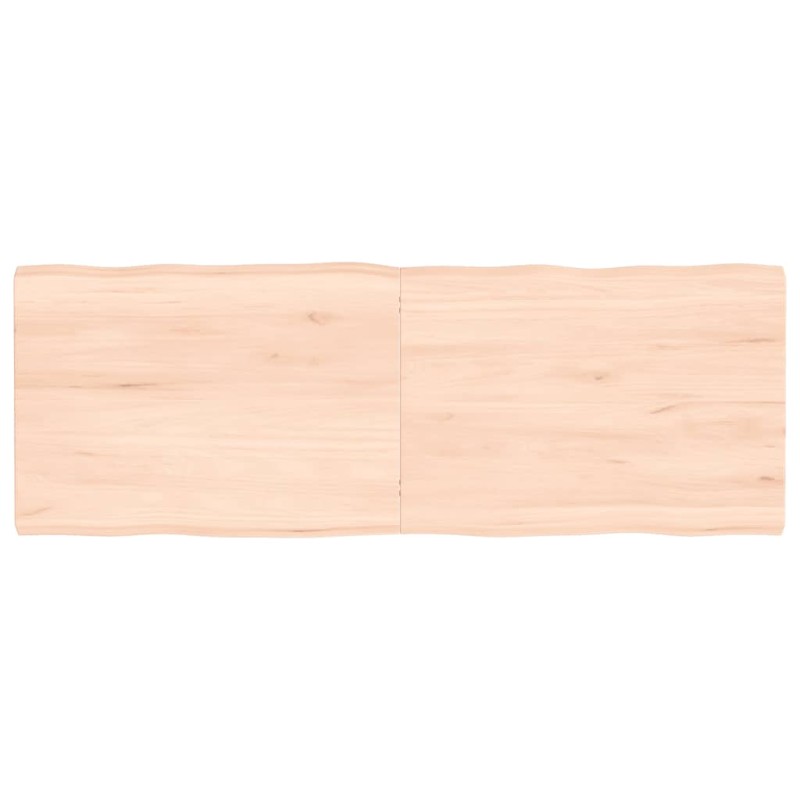 vidaXL Tischplatte 140x50x(2-4) cm Massivholz Unbehandelt Baumkante vidaXL Tischplatte 140x50x(2-4) cm Massivholz Unbehandelt Baumkante
