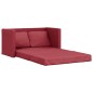 vidaXL Bodensofa mit Schlaffunktion Weinrot 112x174x55 cm Kunstleder vidaXL Bodensofa mit Schlaffunktion Weinrot 112x174x55 cm Kunstleder