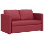 vidaXL Bodensofa mit Schlaffunktion Weinrot 112x174x55 cm Kunstleder vidaXL Bodensofa mit Schlaffunktion Weinrot 112x174x55 cm Kunstleder