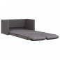 vidaXL Bodensofa mit Schlaffunktion Grau 112x174x55 cm Kunstleder vidaXL Bodensofa mit Schlaffunktion Grau 112x174x55 cm Kunstleder